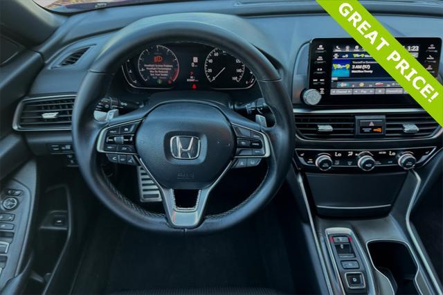 used 2021 Honda Accord car, priced at $23,985