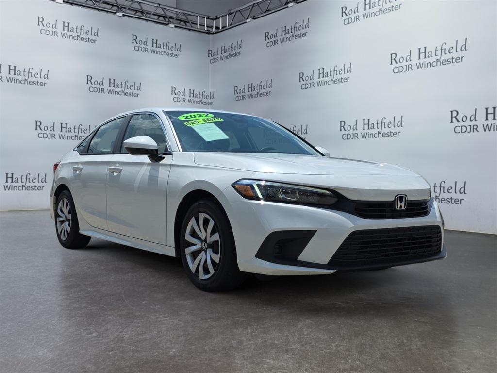 used 2022 Honda Civic car, priced at $21,498