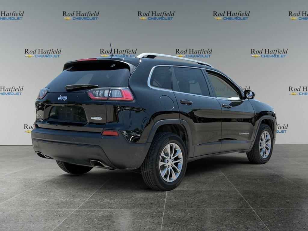 used 2021 Jeep Cherokee car, priced at $19,300