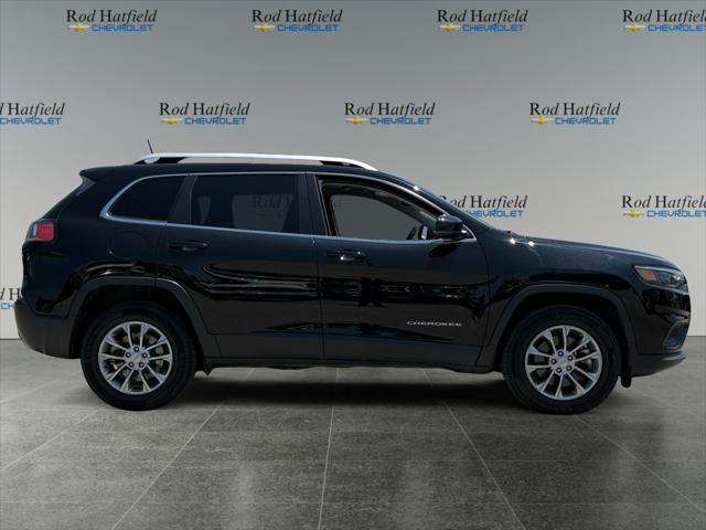 used 2021 Jeep Cherokee car, priced at $19,877