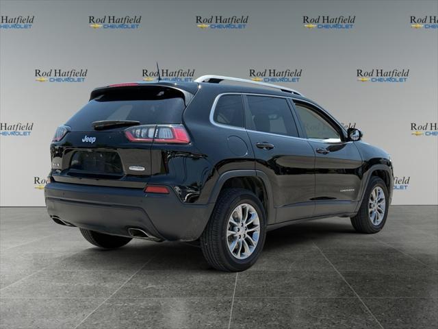 used 2021 Jeep Cherokee car, priced at $19,877