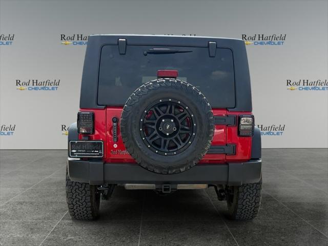 used 2018 Jeep Wrangler JK Unlimited car, priced at $17,999
