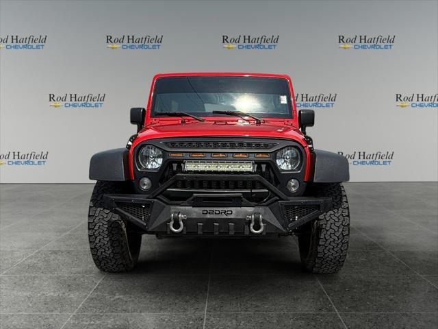 used 2018 Jeep Wrangler JK Unlimited car, priced at $17,999