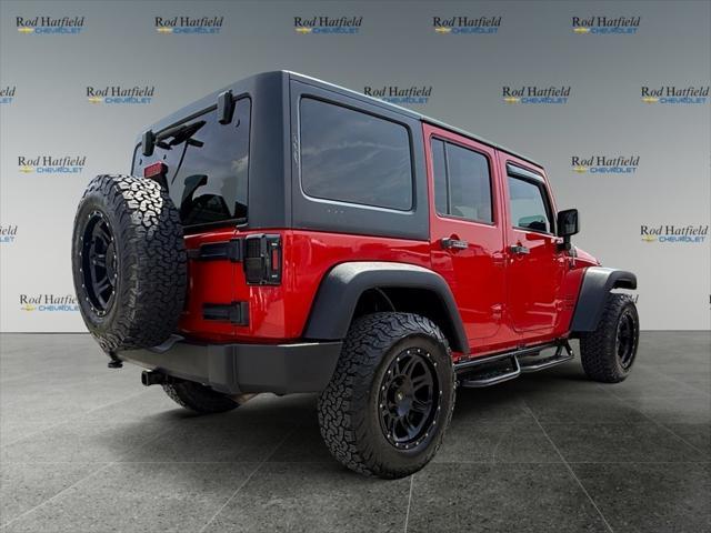used 2018 Jeep Wrangler JK Unlimited car, priced at $17,999