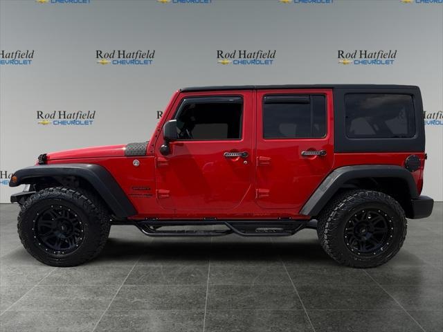 used 2018 Jeep Wrangler JK Unlimited car, priced at $17,999
