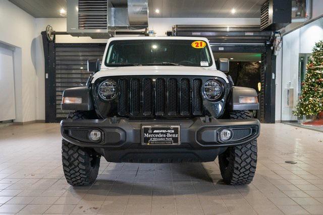 used 2021 Jeep Wrangler car, priced at $31,610