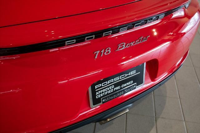 used 2022 Porsche 718 Boxster car, priced at $60,640