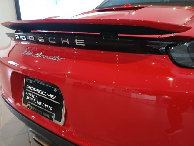 used 2022 Porsche 718 Boxster car, priced at $63,988