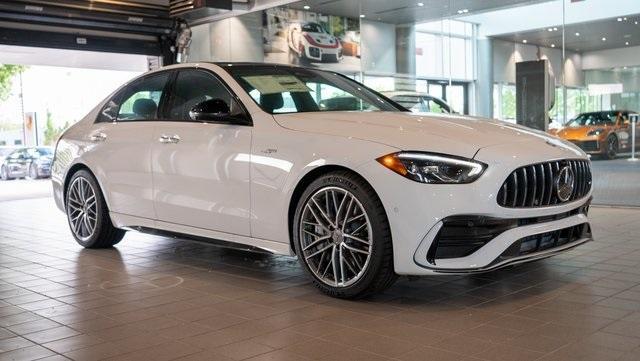 new 2024 Mercedes-Benz AMG C 43 car, priced at $67,535