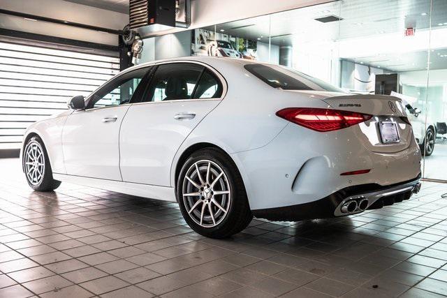 new 2025 Mercedes-Benz AMG C 43 car, priced at $67,300