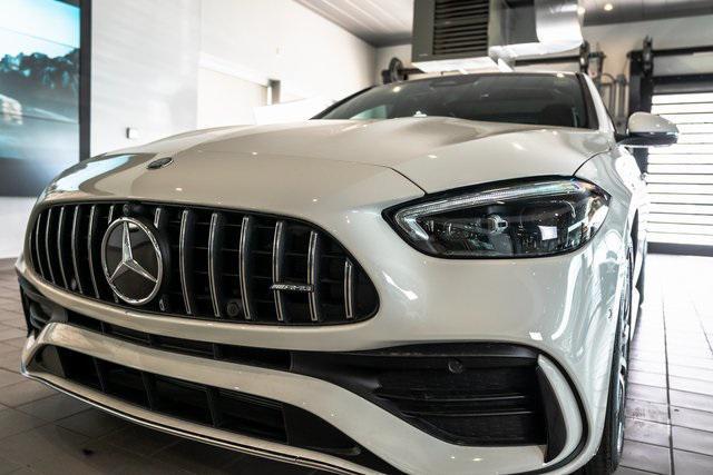 new 2025 Mercedes-Benz AMG C 43 car, priced at $67,300