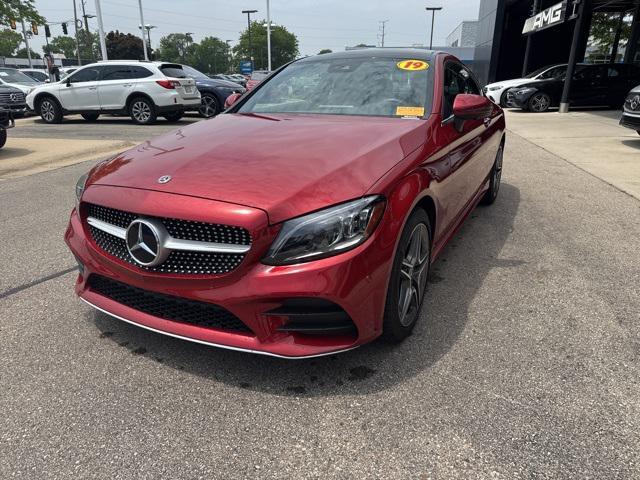 used 2019 Mercedes-Benz C-Class car, priced at $27,735