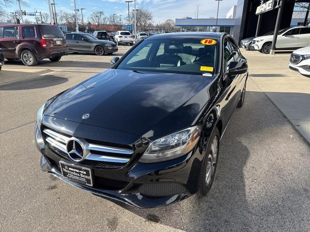 used 2018 Mercedes-Benz C-Class car, priced at $14,960