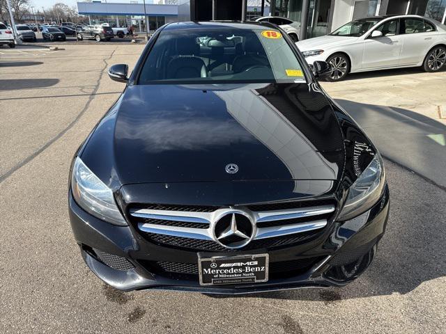 used 2018 Mercedes-Benz C-Class car, priced at $14,960