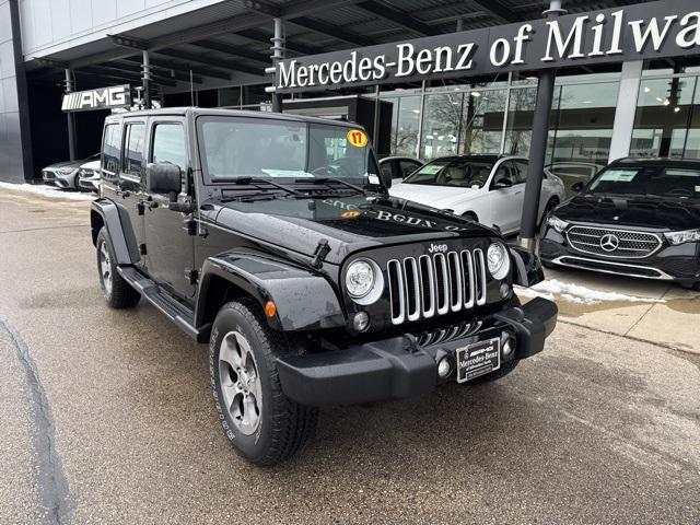 used 2017 Jeep Wrangler Unlimited car, priced at $19,830