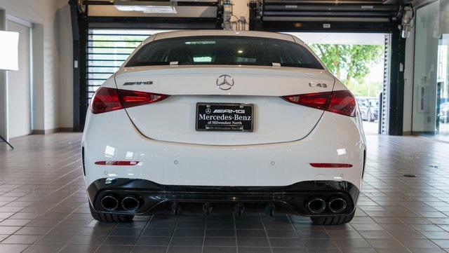 new 2024 Mercedes-Benz AMG C 43 car, priced at $67,535