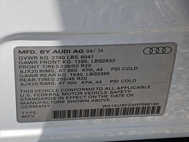 new 2024 Audi Q4 e-tron car, priced at $49,778