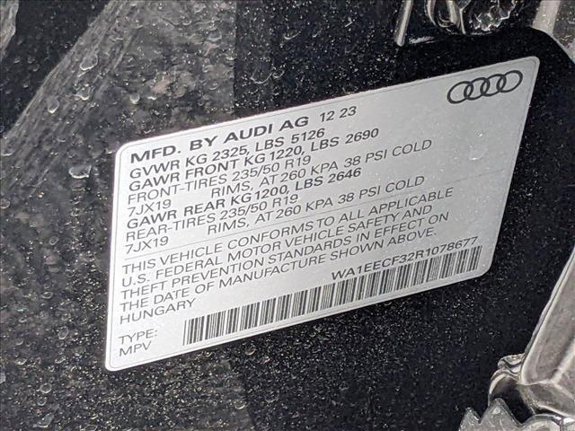 new 2024 Audi Q3 car, priced at $46,125
