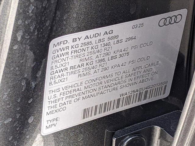 new 2025 Audi SQ5 car, priced at $74,265