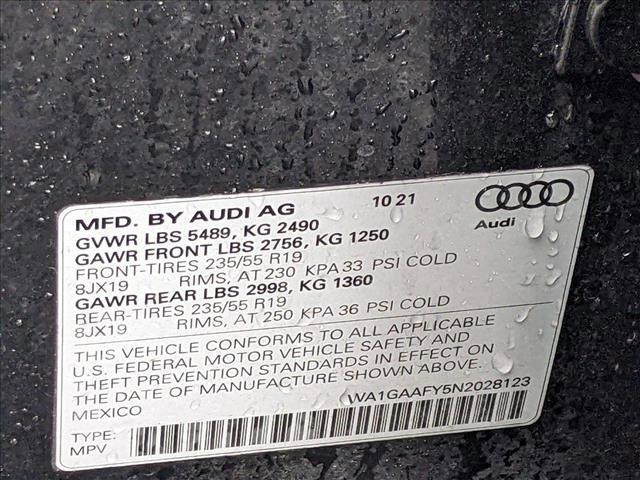 used 2022 Audi Q5 car, priced at $29,995