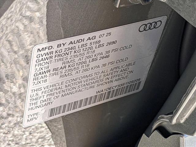 new 2025 Audi Q3 car, priced at $41,725