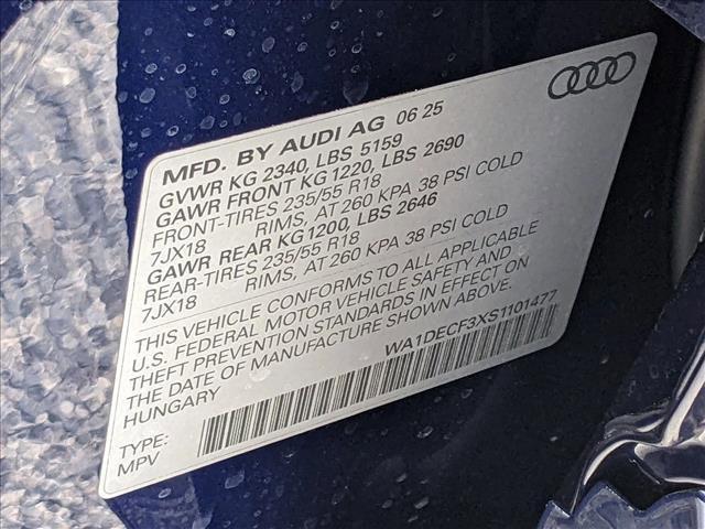 new 2025 Audi Q3 car, priced at $41,606