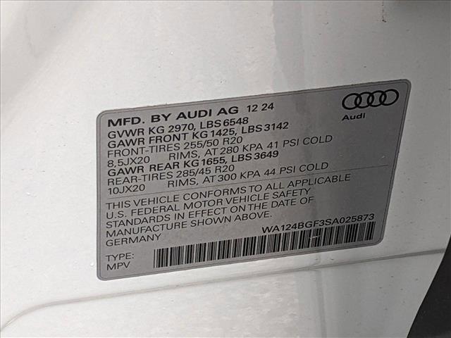new 2025 Audi Q6 e-tron car, priced at $71,867