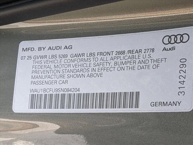 new 2025 Audi A5 car, priced at $49,954