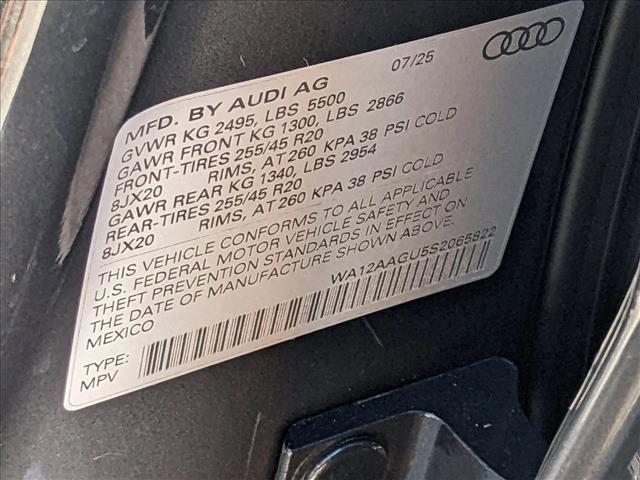 new 2025 Audi Q5 car, priced at $56,706