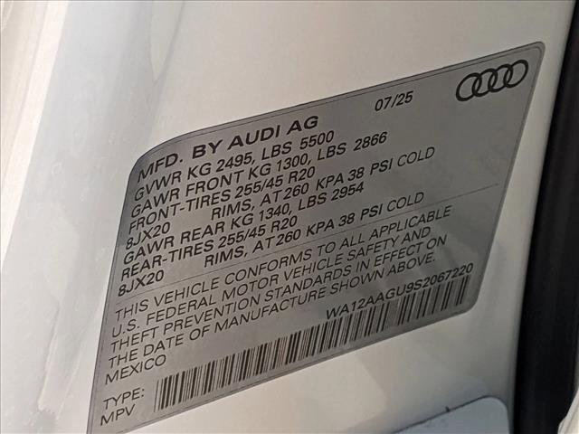 new 2025 Audi Q5 car, priced at $55,053