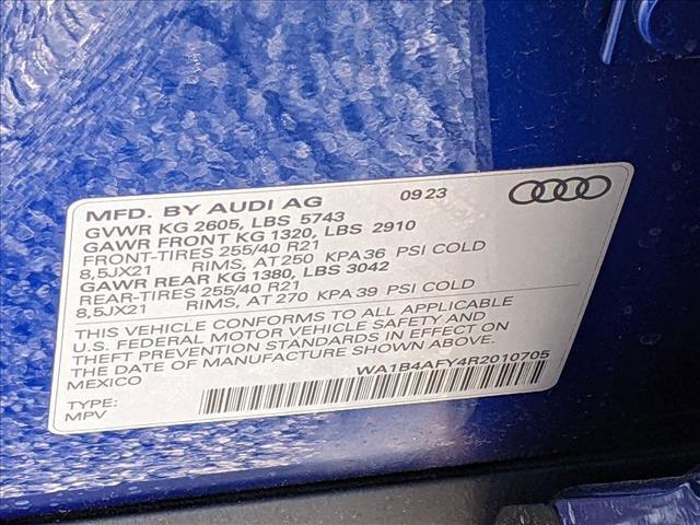 new 2024 Audi SQ5 car, priced at $67,600