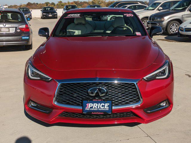 used 2020 INFINITI Q60 car, priced at $31,774