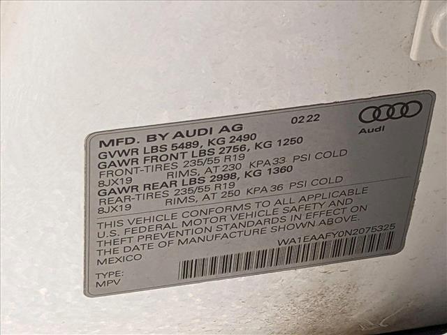 used 2022 Audi Q5 car, priced at $27,995