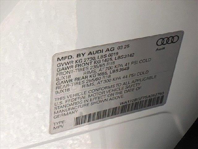 new 2025 Audi Q6 e-tron car, priced at $61,397