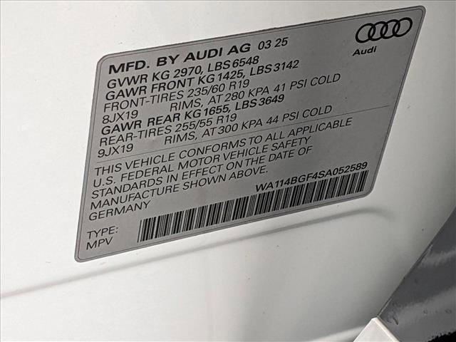 new 2025 Audi Q6 e-tron car, priced at $64,745