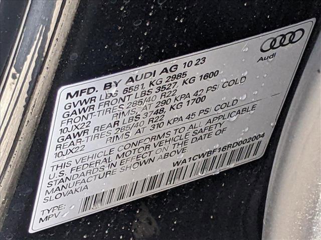 new 2024 Audi SQ8 car, priced at $112,025