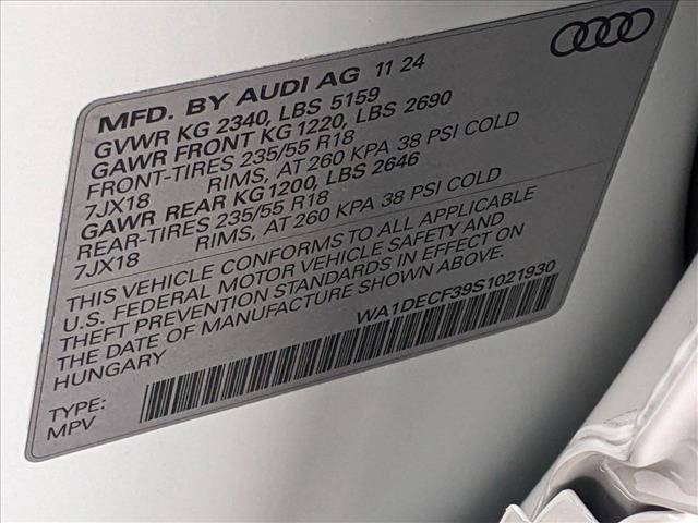 new 2025 Audi Q3 car, priced at $44,060