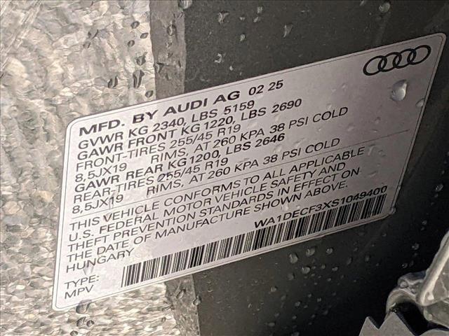 new 2025 Audi Q3 car, priced at $43,666
