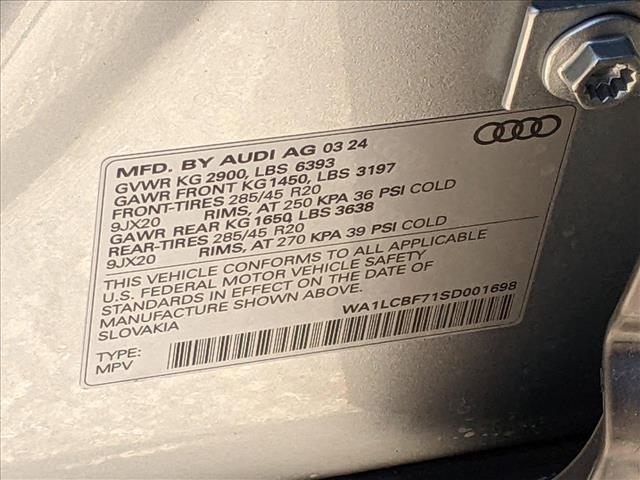 new 2025 Audi Q7 car, priced at $69,500