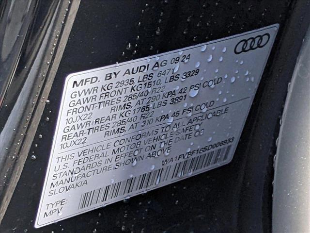 new 2025 Audi Q8 car, priced at $88,921