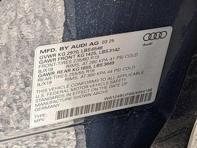 new 2025 Audi Q6 e-tron car, priced at $66,973