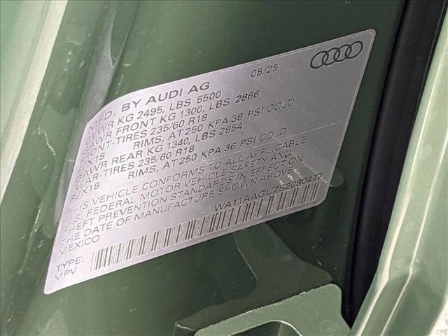 new 2025 Audi Q5 car, priced at $52,003