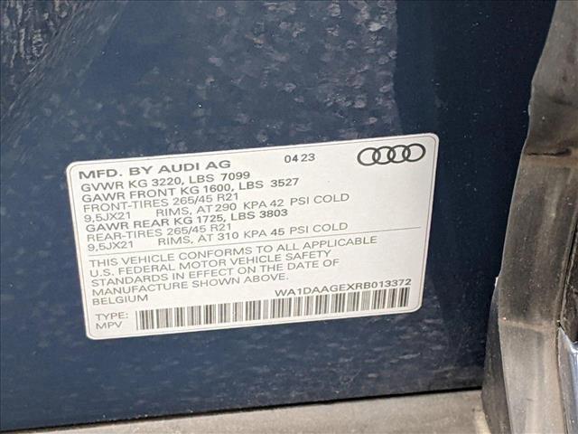 used 2024 Audi Q8 e-tron car, priced at $54,877