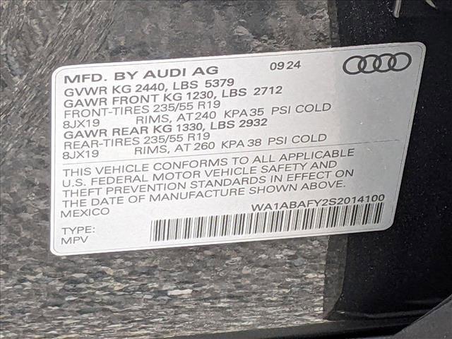 new 2025 Audi Q5 car, priced at $49,100