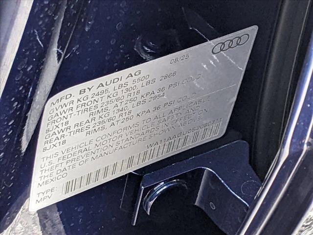 new 2025 Audi Q5 car, priced at $51,894