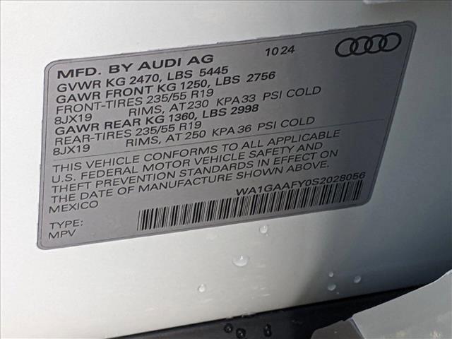 new 2025 Audi Q5 car, priced at $51,600