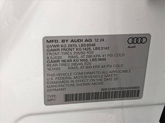 new 2025 Audi Q6 e-tron car, priced at $69,801