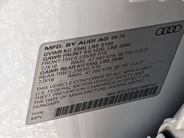 new 2025 Audi Q3 car, priced at $44,817