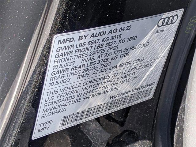 used 2022 Audi RS Q8 car, priced at $93,470