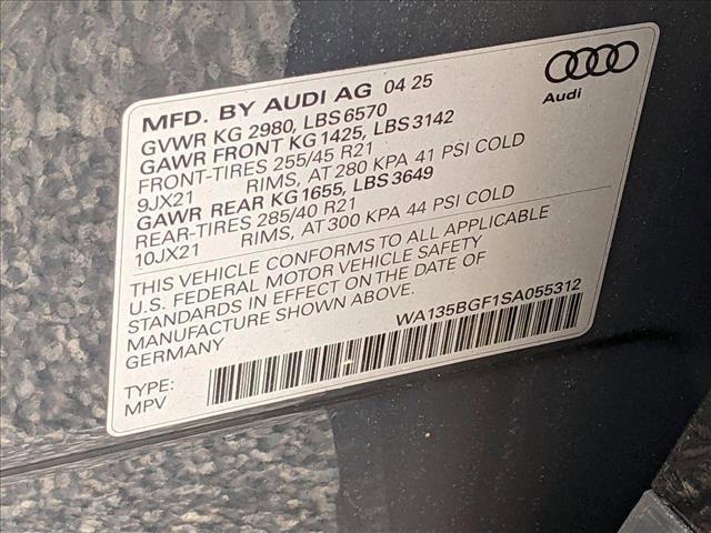 new 2025 Audi SQ6 e-tron car, priced at $78,861